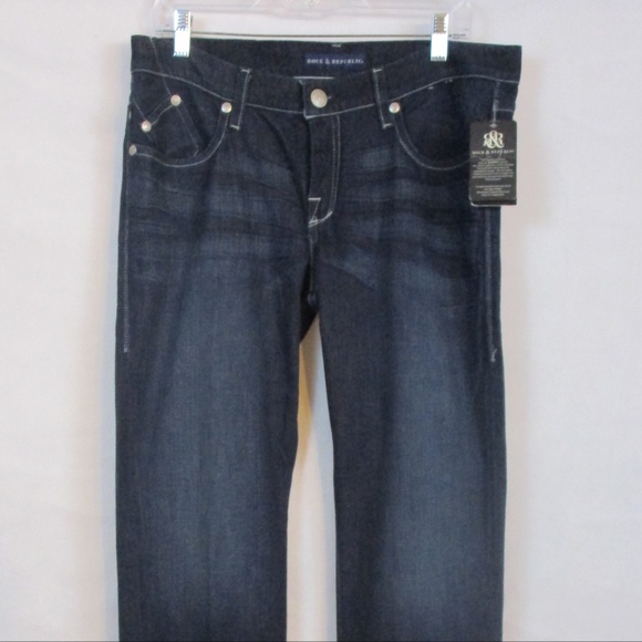 Rock & Republic Denim - Rock & Republic Kasandra Womens Jean Low Rise Boot